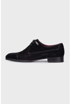 Men\'s suede black shoes