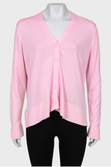 Pink cardigan with buttons