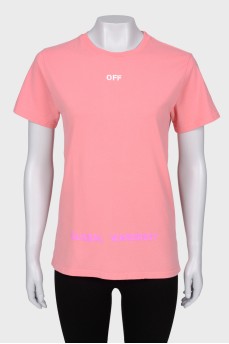 Pink T-shirt with print