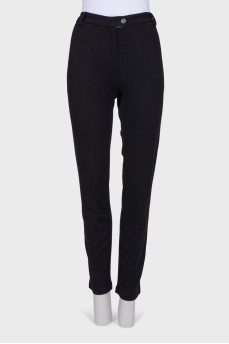 Knitted skinny trousers