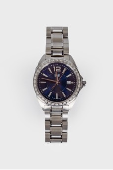 Women's watch with diamonds, quartz movement