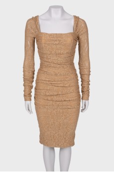 Knitted body-con dress