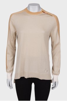 Long sleeve with zipper on the shoulder