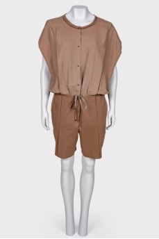 Romper with buttons