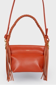 Terracotta bag with braided handle