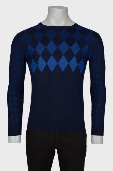 Men's geometric sweater