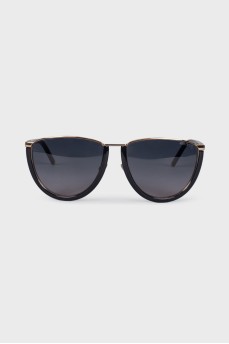 Black and Gold Sunglasses ChangeClear