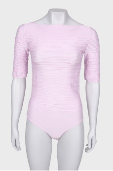 Pink bodysuit with tag