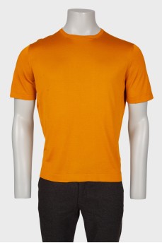 Men's dark yellow T-shirt
