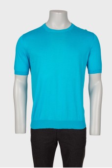 Men's blue T-shirt