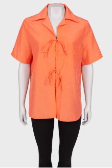 Hawain shirt with knot with tag