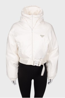 White padded jacket