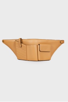 Pocket Belt leather crossbody