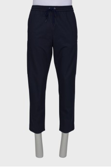 Men's trousers with back print