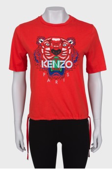 T-shirt with branded print and logo