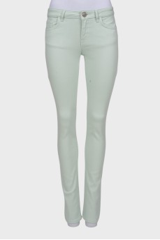 Mint straight jeans with tag