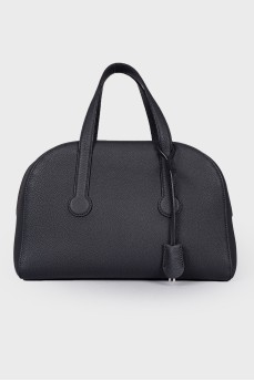 Sporty Bowler leather bag