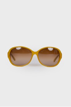 Green frame sunglasses