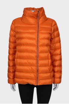 Orange Quilted Jacket ChangeClear