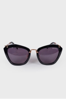 Black and Gold Sunglasses