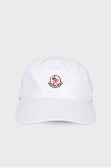 White cap with brand logo