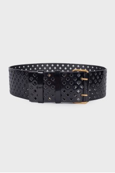 Wide perforated belt