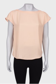 Orange Т-shirt blouse