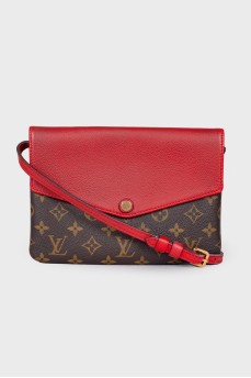 Aurore Monogram Canvas and Leather Twinset bag