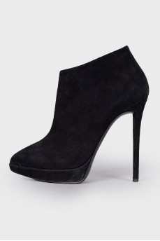 Suede stiletto heels
