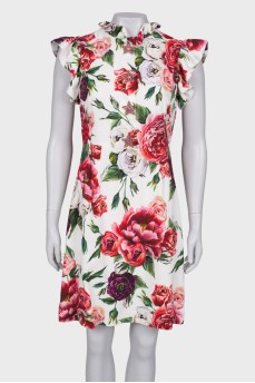 Viscose dress in floral print