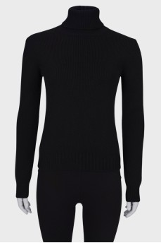 Cashmere black sweater with tag