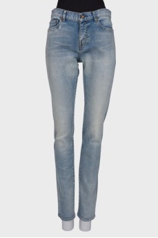 Light blue straight fit jeans