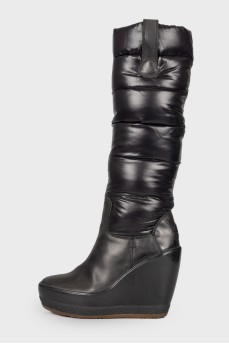 Boots with a puffed top