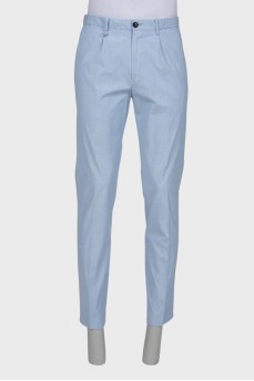 Men's light blue trousers