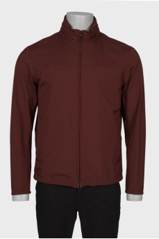 Men's brown zip jacket