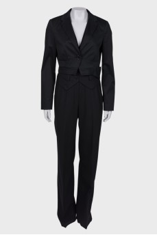 Set of jumpsuit and jacket