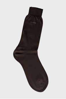 Men's brown socks