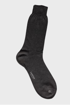 Men's gray socks