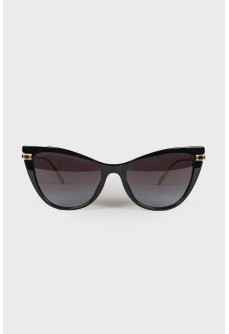 Gold and black sunglasses 
