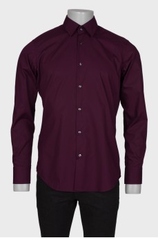 Men's dark purple shirt