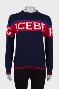 Jumper with brand logo