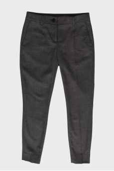 Trousers of natural wool