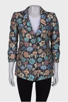 Jacket in floral print