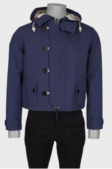 Men's cropped jacket with tag