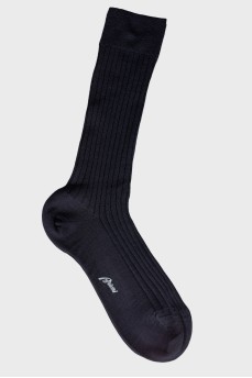 Men's dark blue socks