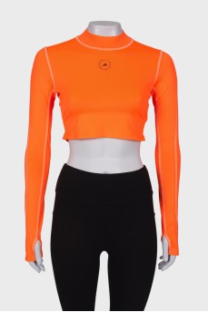 Sports top with tag