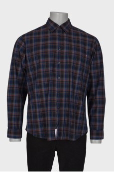 Men's checkered shirt