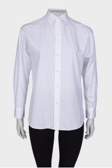 White straight fit shirt