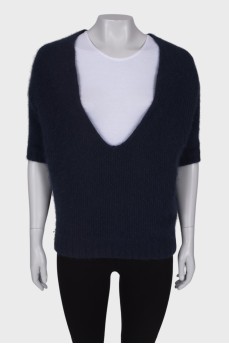 Short sleeve sweater
