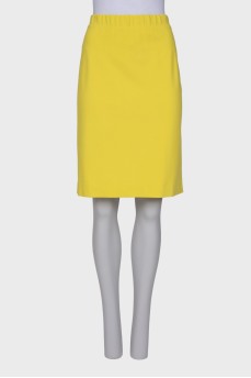 Yellow skirt with tag